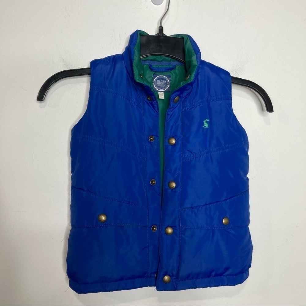 Joules puffer vest royal blue size 2 years‎